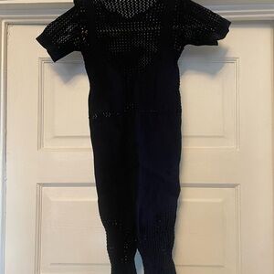 Black Knit Jumpsuit